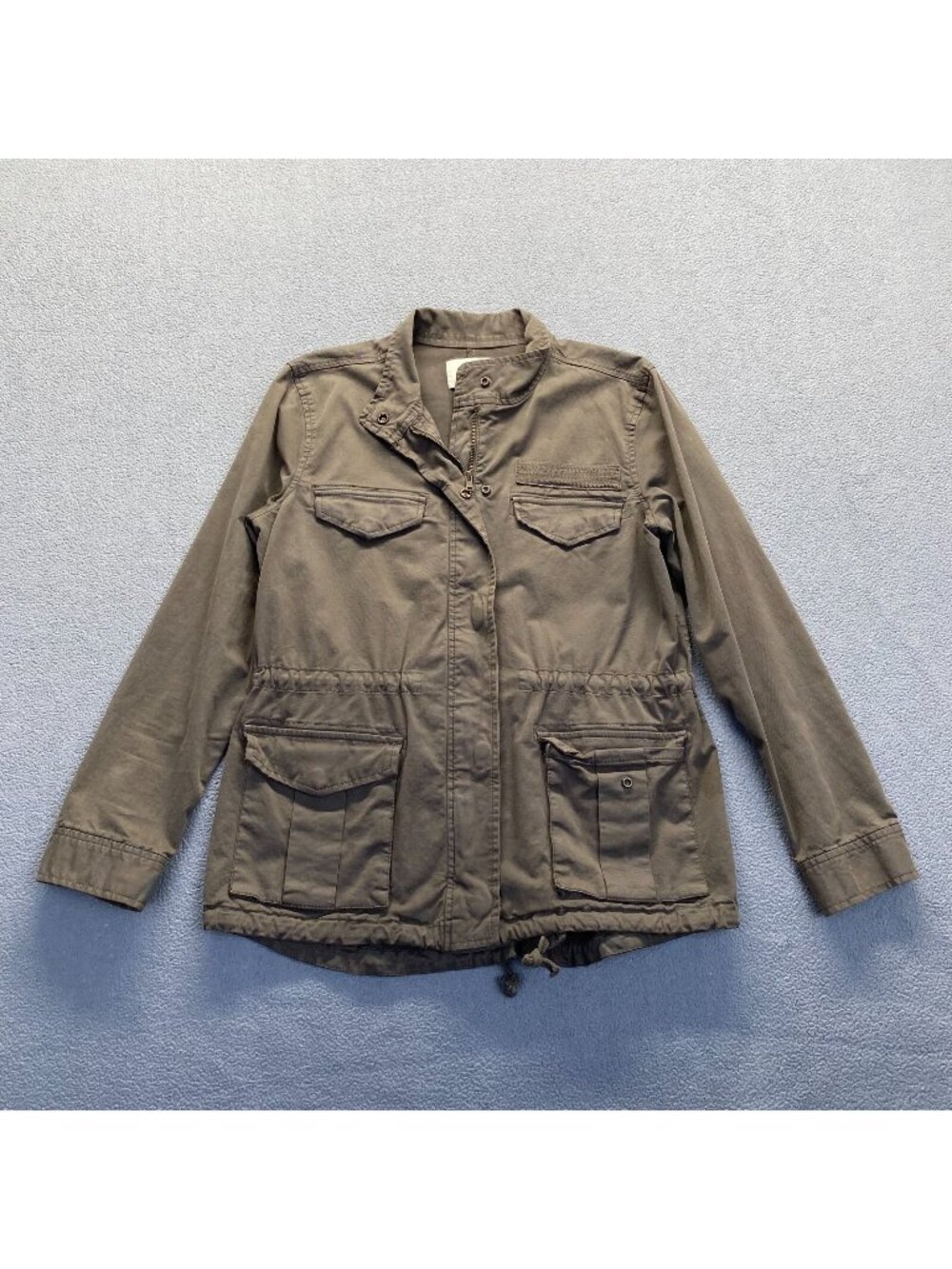 Hinge Cargo Jacket M Nordstrom Exclusive Cotton Utility Army Green Olive Drab